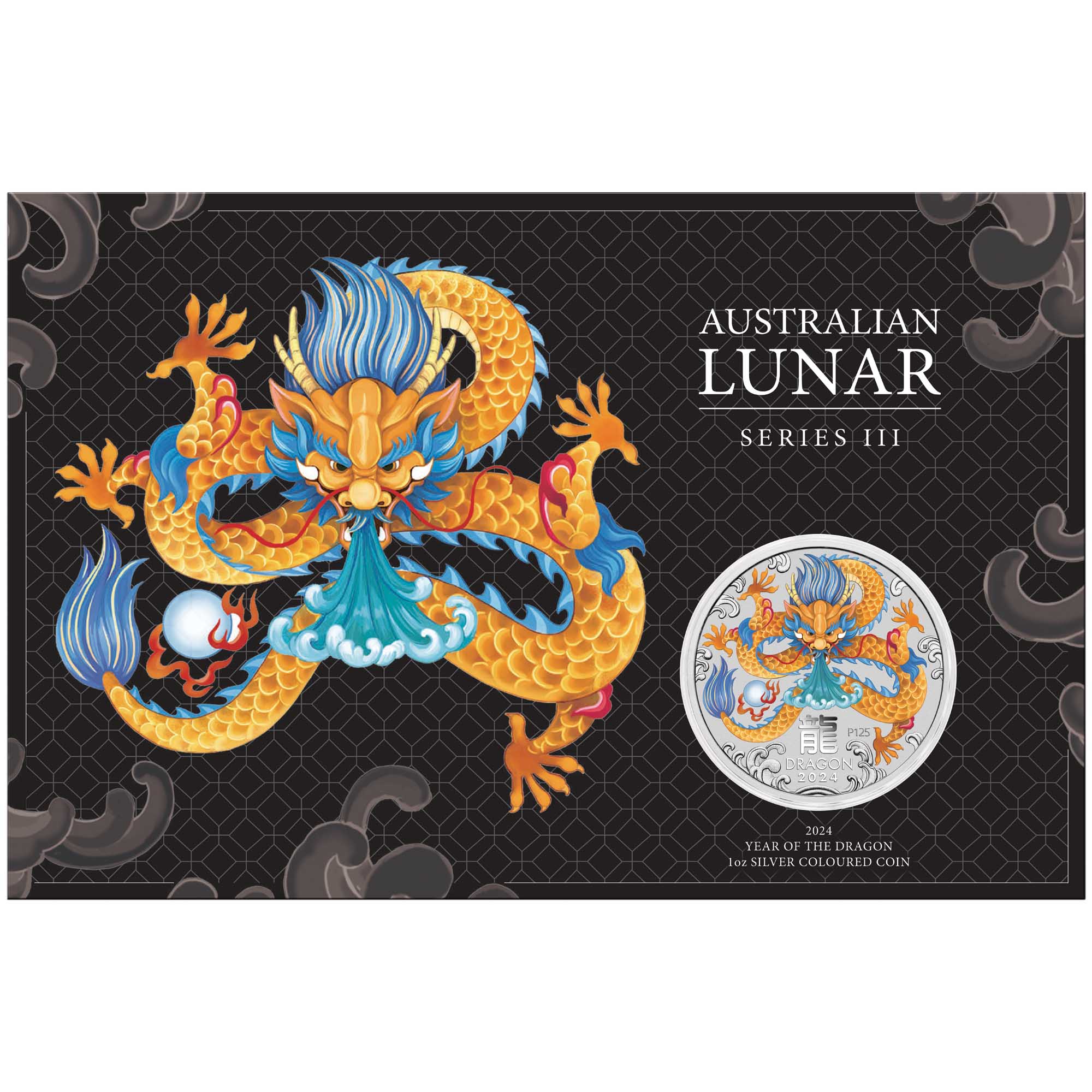 00 2024 Year of the Dragon 1oz Silve