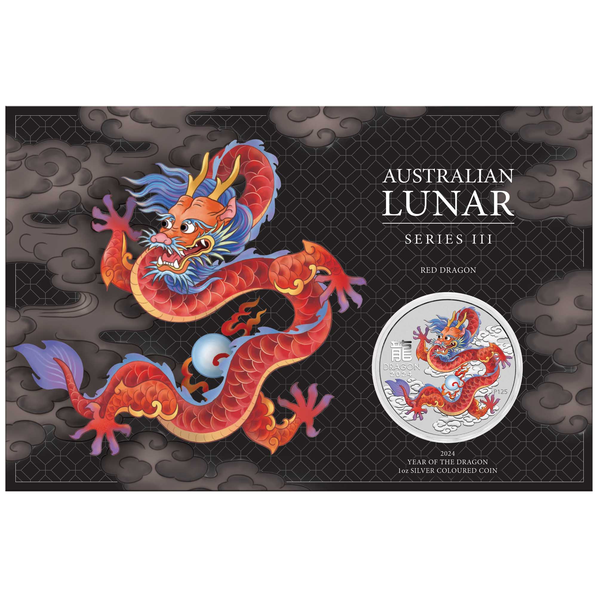 04 2024 Year of the Dragon Red 1oz Silver Col