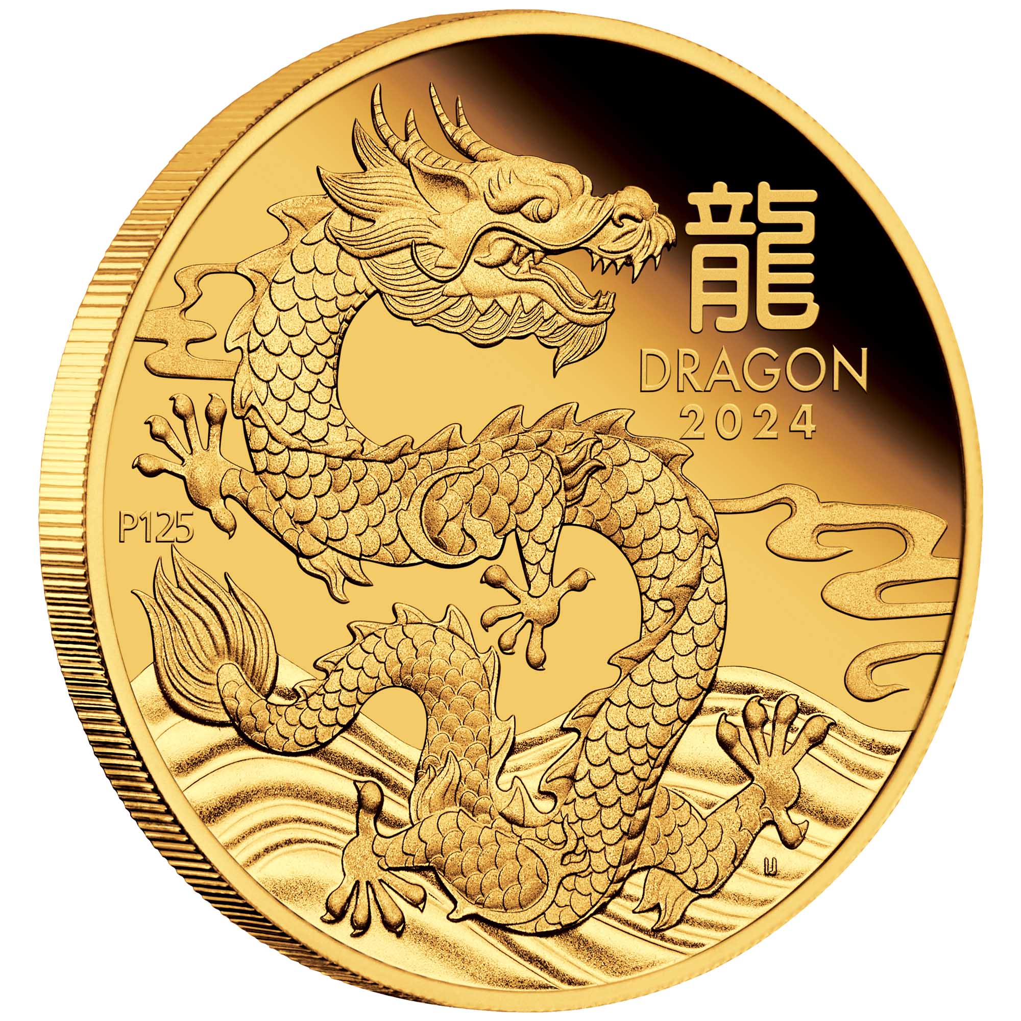 2024 Year of the Dragon 1/4oz Gold Proof Coin