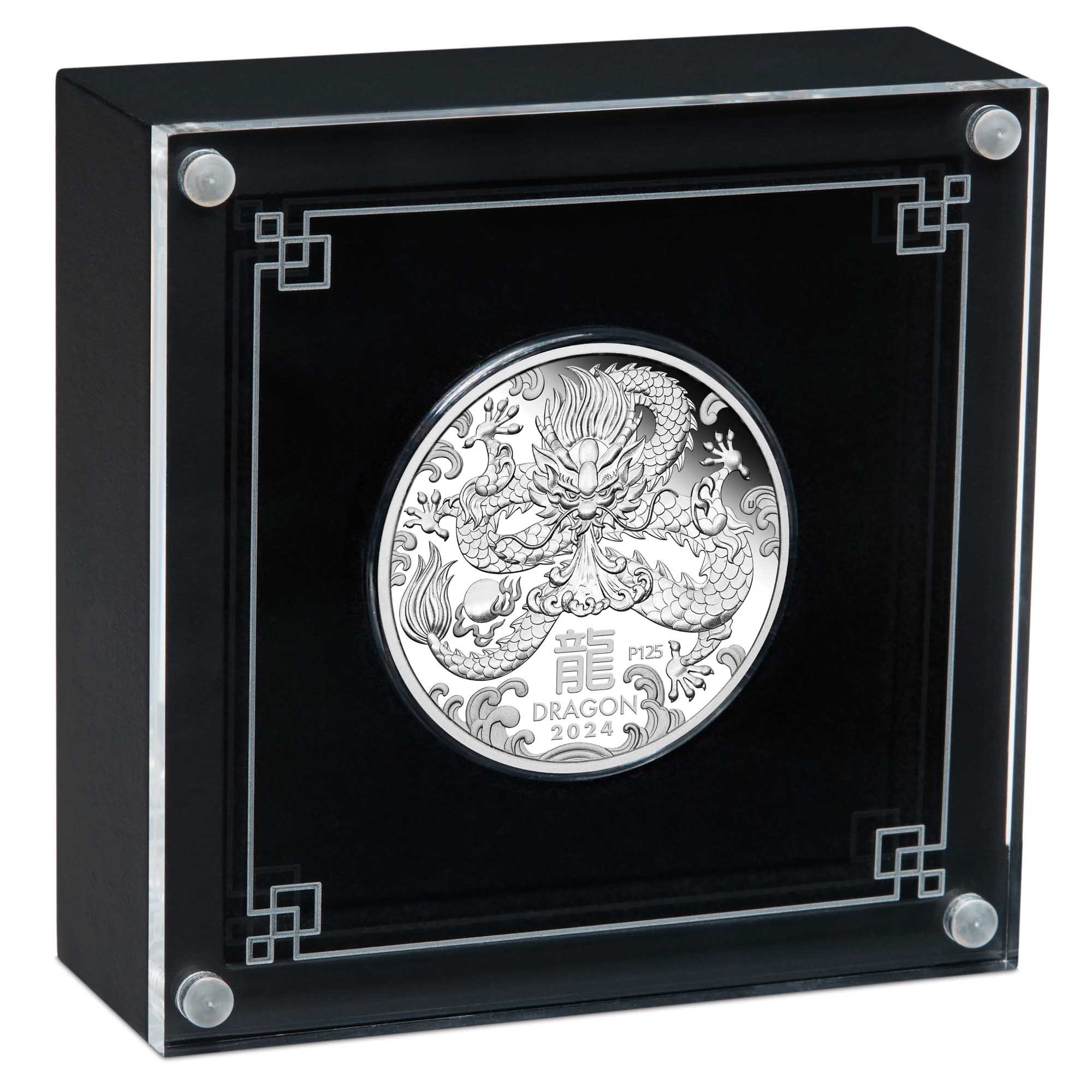 05 2024 Year of the Dragon 1oz Silver Proof Coin InCase HighRes
