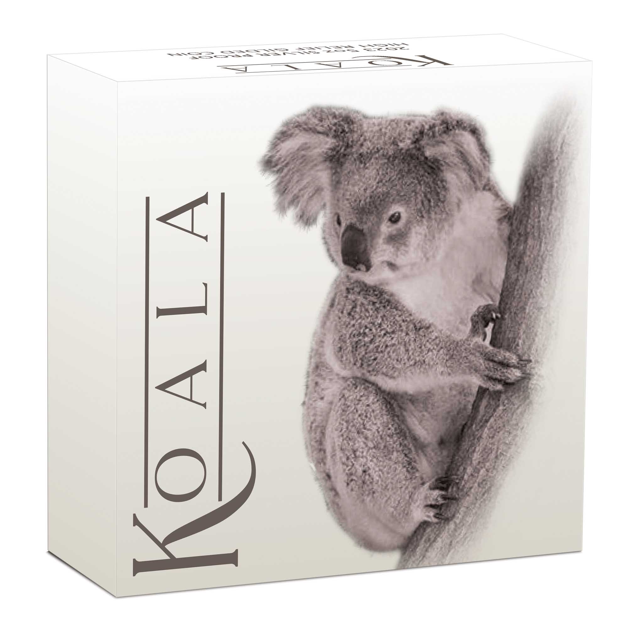 Koala 2025 5oz Silver Proof High Relief Gilded Coin