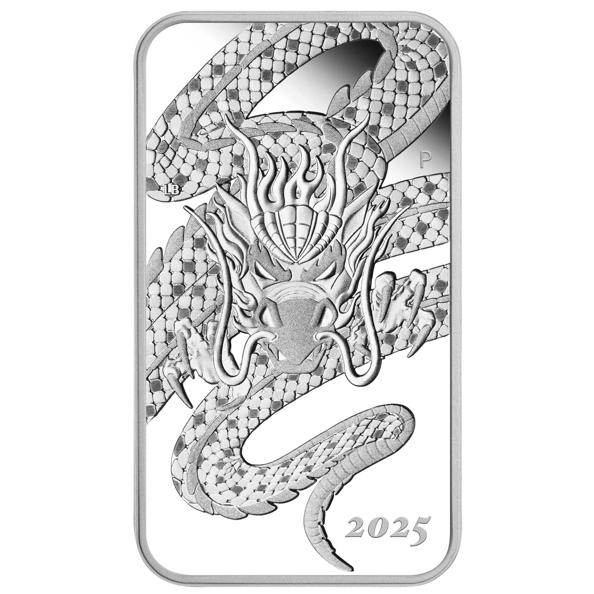 Dragon 2025 1oz Silver Rectangular Coin