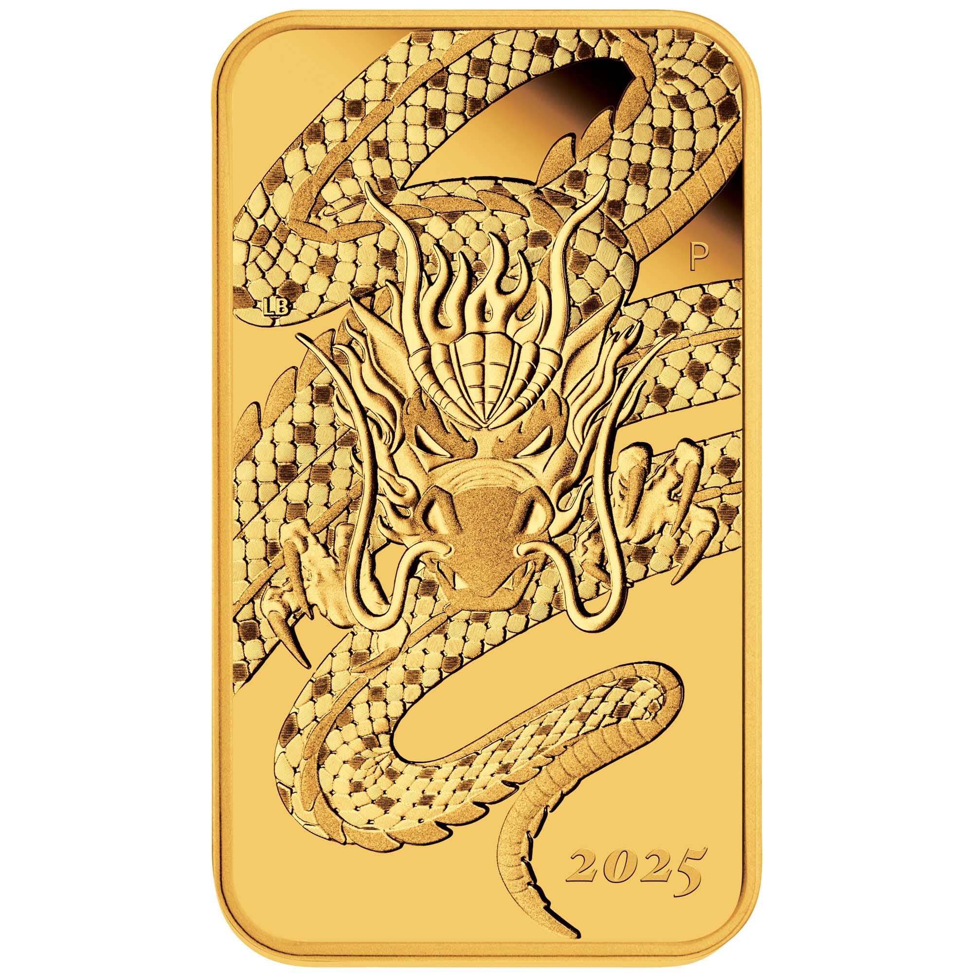Dragon 2025 1oz Gold Proof Rectangular Coin