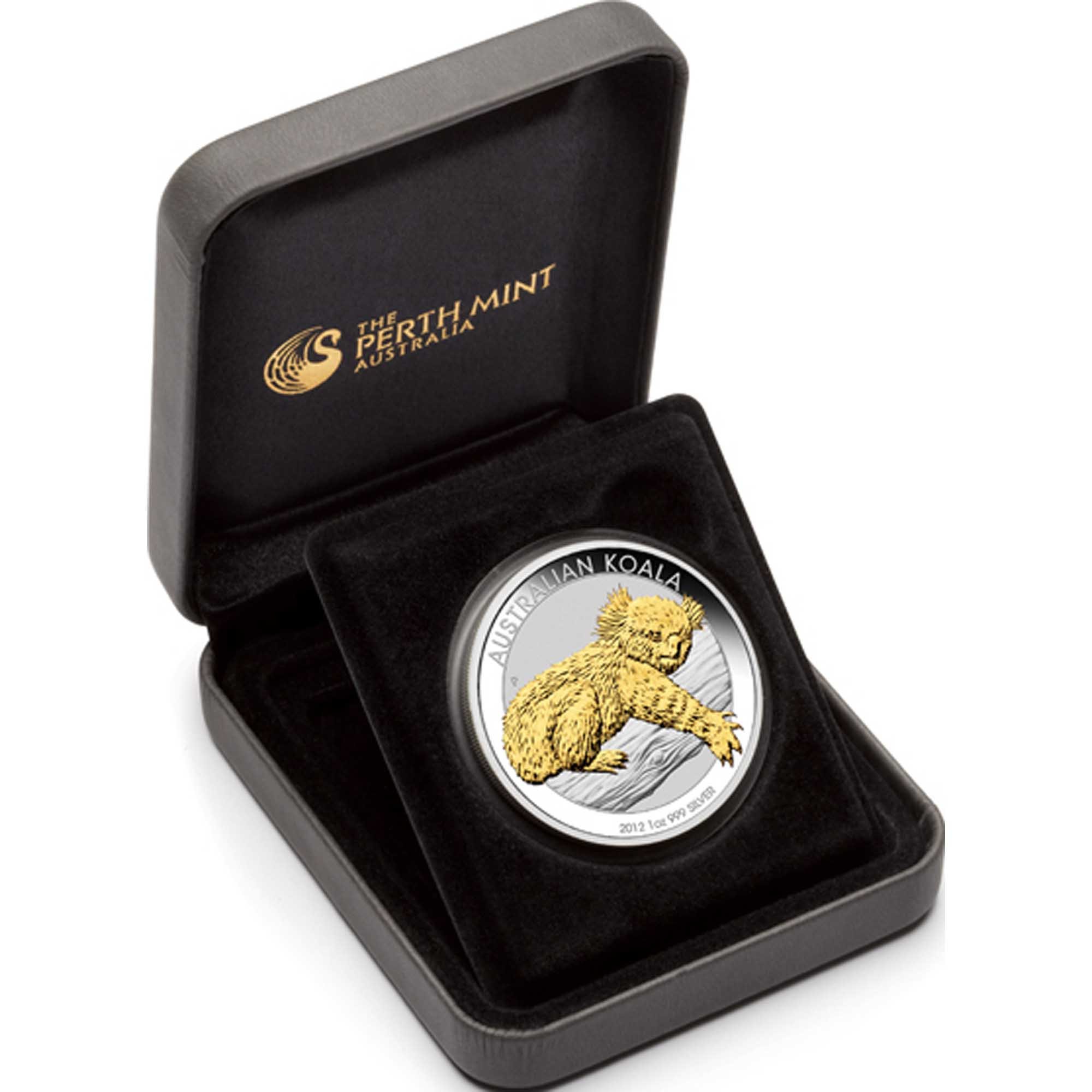 03 Koala 2012 Gilded Coin Case