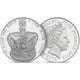 01 the 60th anniversary of the queens coronation uk £5 crown 2013 silver StraightOn