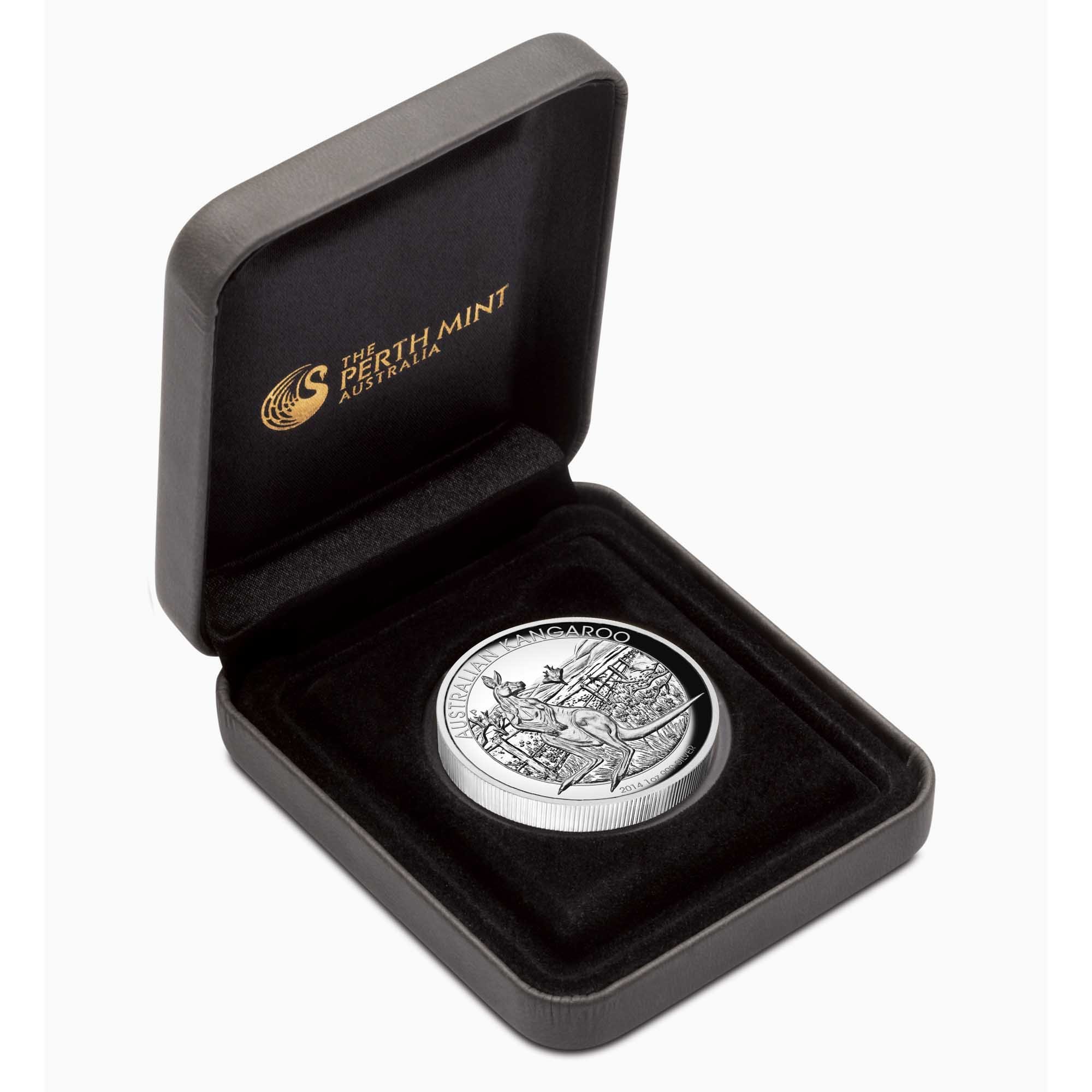 04 2014 AustralianKangaroo 1oz Silver HighRelief Proof InCase HighRes