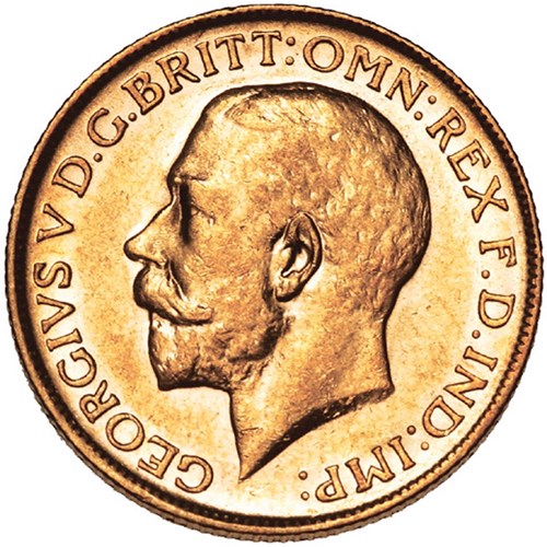 02 1914 king george v perth mint gold sovereign 2014 gold Obverse
