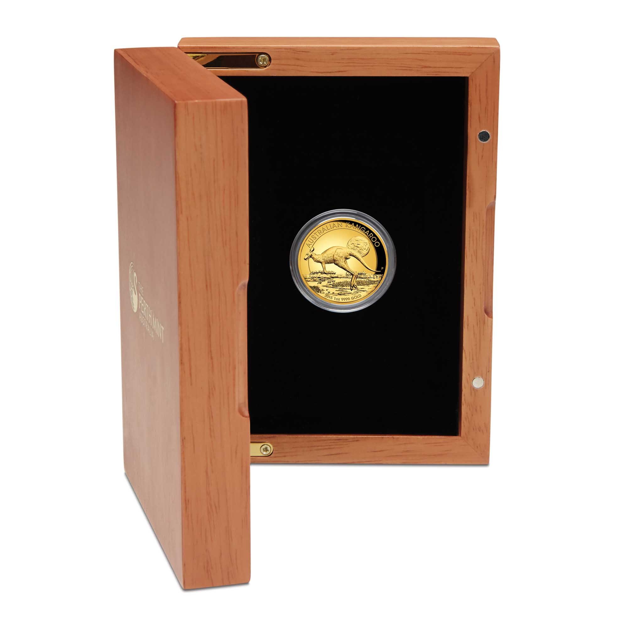 04 2015 AustralianKangaroo Gold 1oz Proof HighRelief InCase HighRes