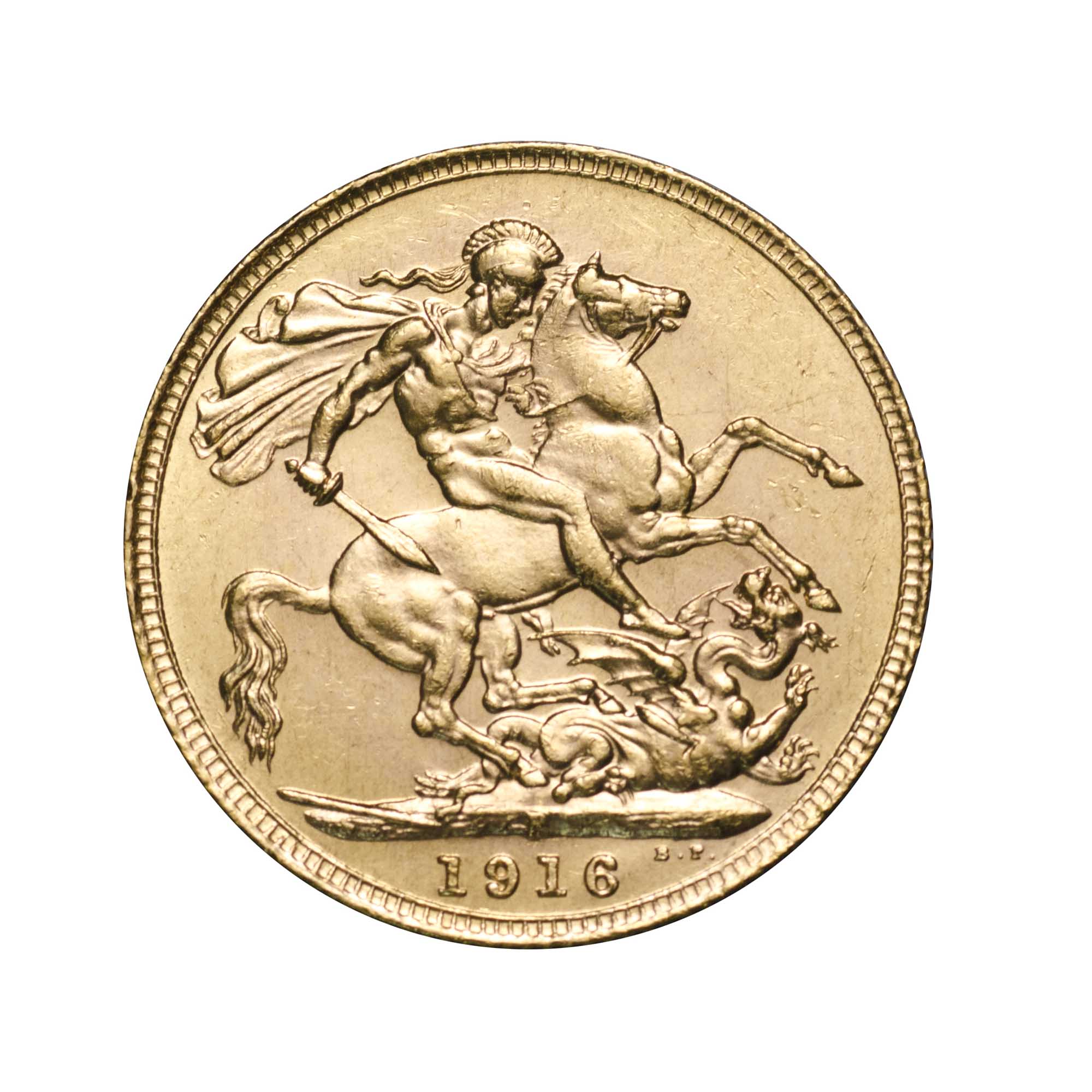 1916 King George V Perth Mint Gold Sovereign