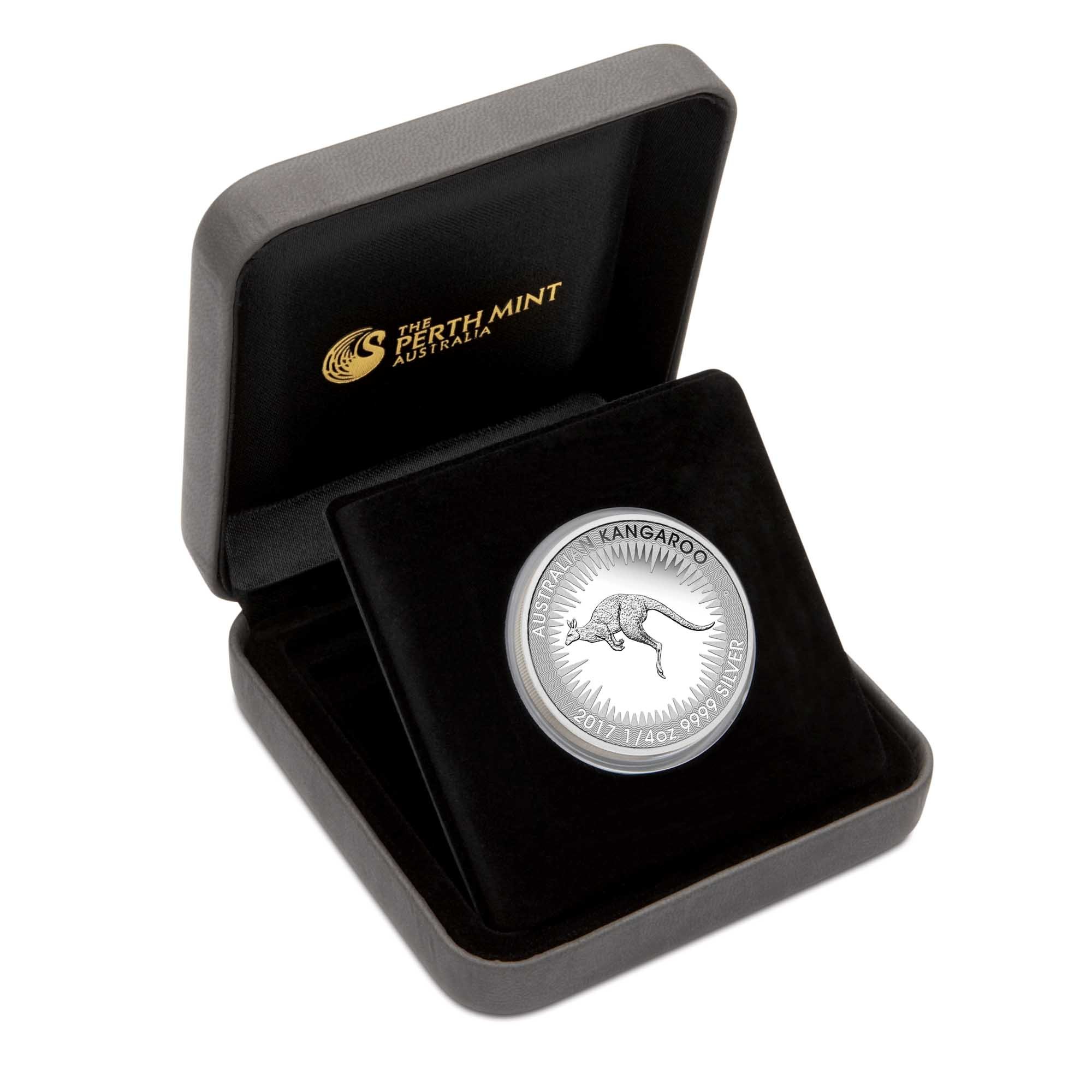 11 2017 AustralianKangaroo Silver 1 4oz InCase HighRes