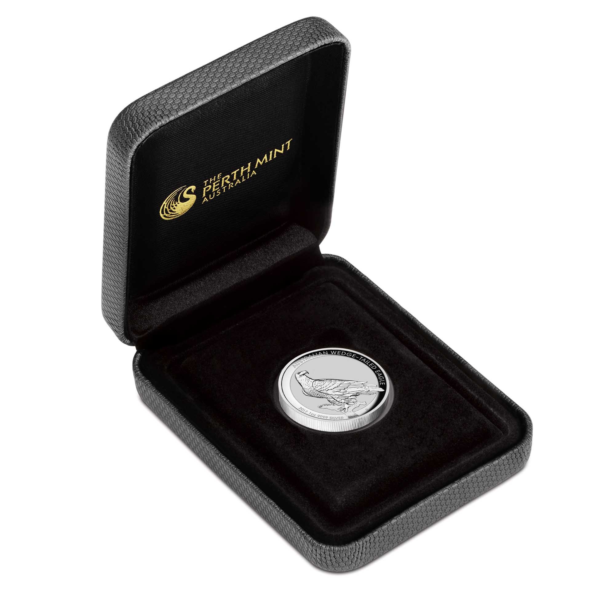 04 wedge tailed eagle 2017 1oz silver high relief InCase