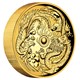 01 dragon and phoenix 2017 2oz high relief gold proof OnEdge