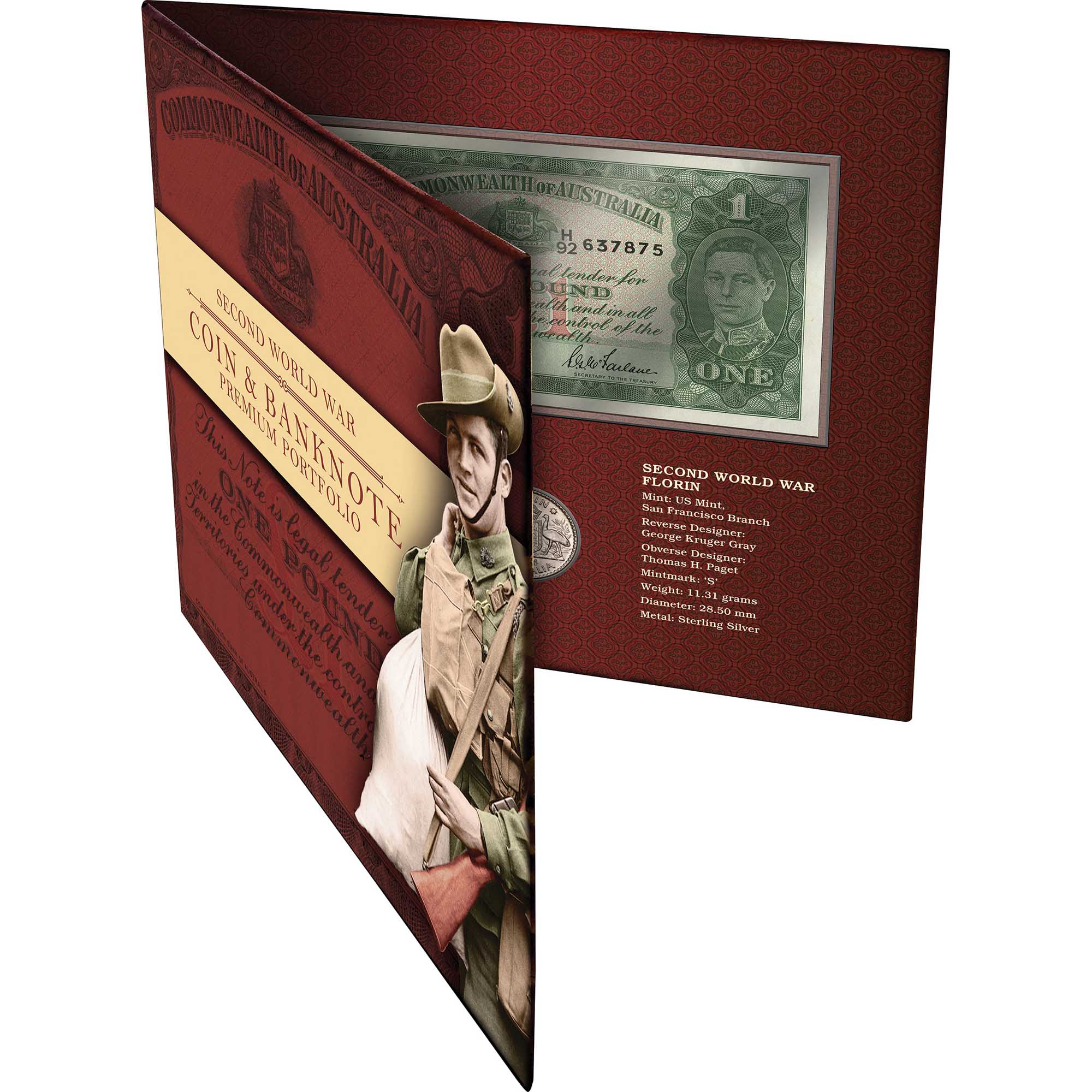 05 second world war coin & banknote premium portfolio