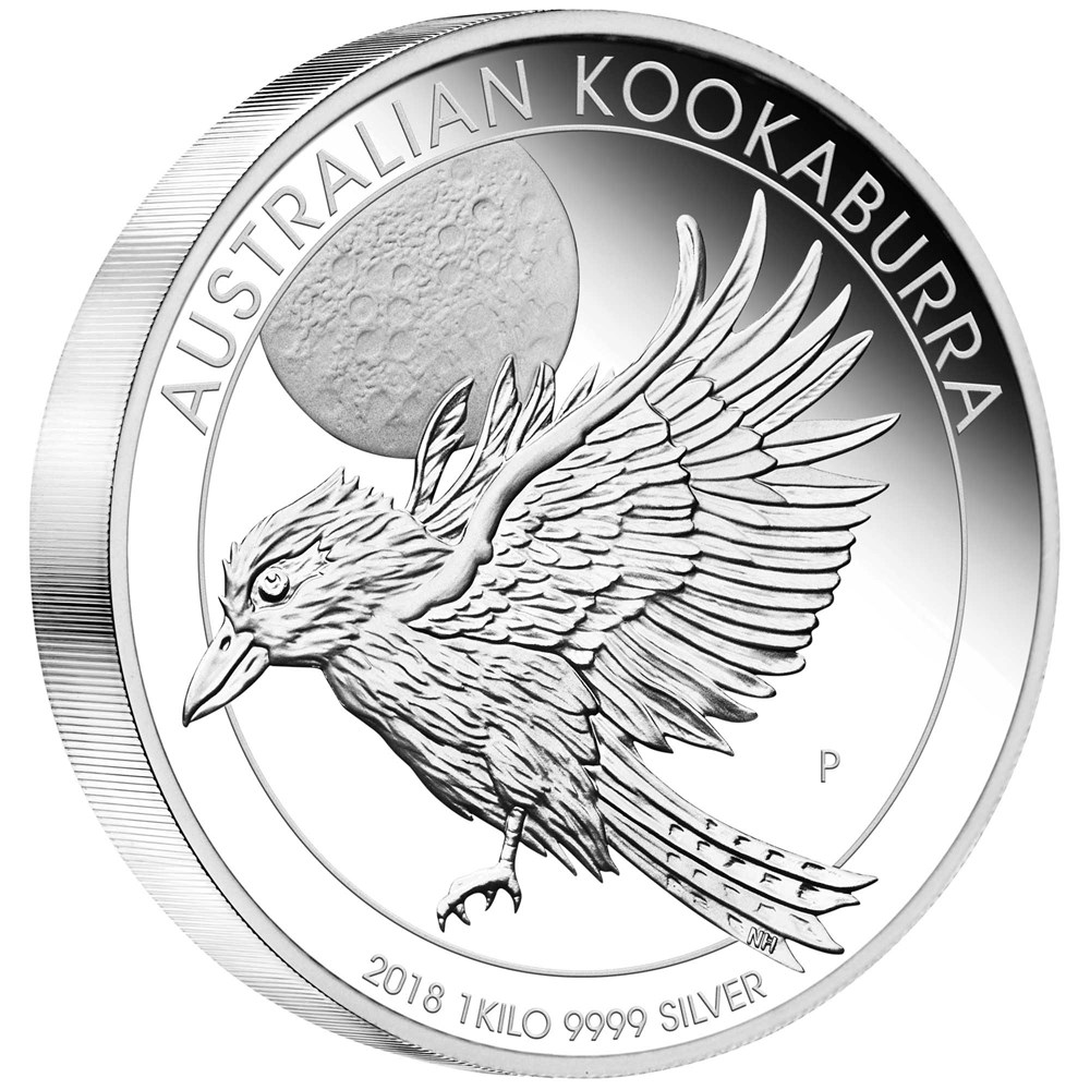 01 australian kookaburra 2018 1kg silver proof OnEdge