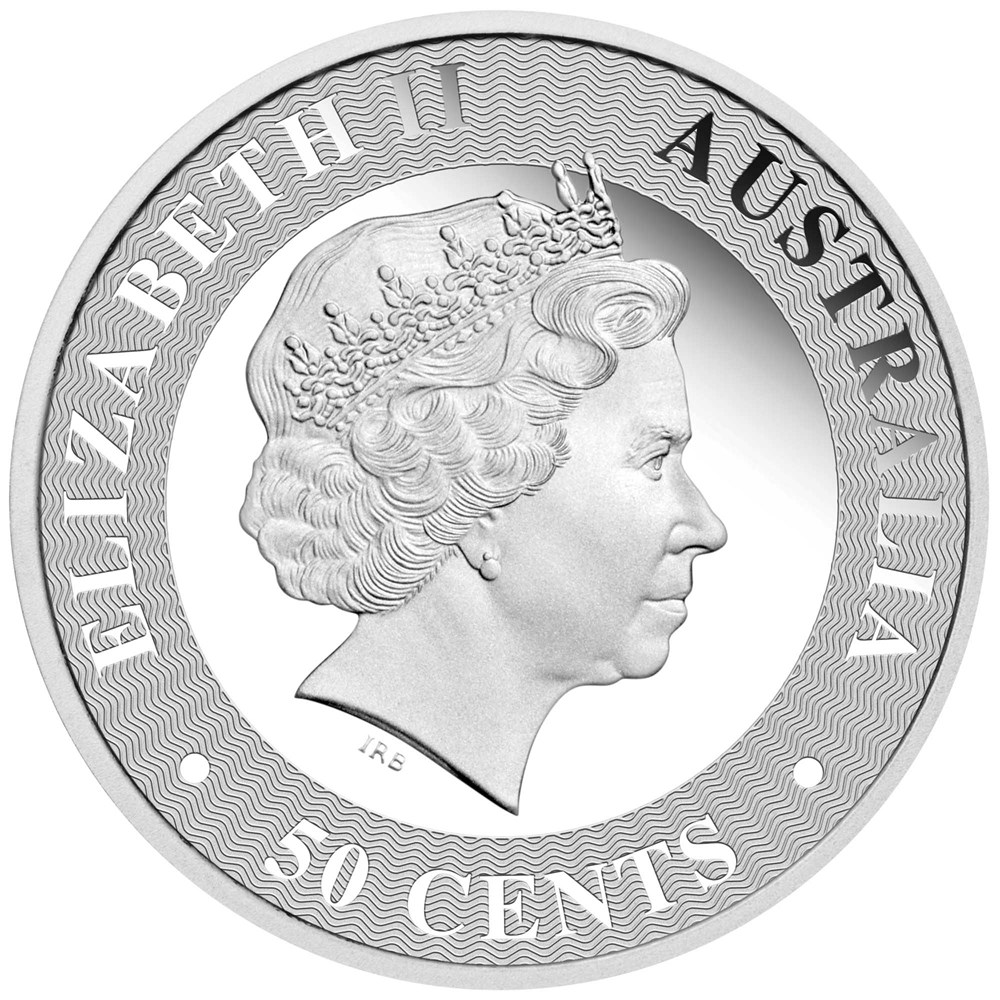 03 brisbane money expo anda special kangaroo 2018 1 2oz silver proof Obverse