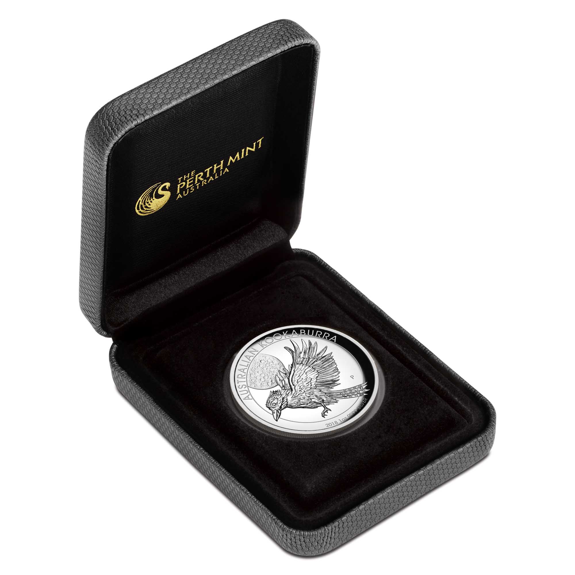 04 australian kookaburra 2018 1oz silver proof high relief InCase