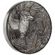 01 australian kookaburra rimless 2018 2oz silver antiqued high relief OnEdge