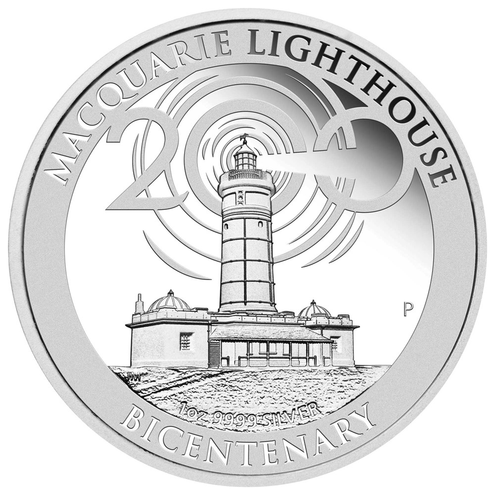 02 macquarie lighthouse bicentenary 2018 1oz silver proof StraightOn