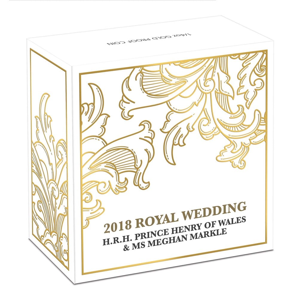 05 royal wedding 2018 1 4oz gold proof InShipper