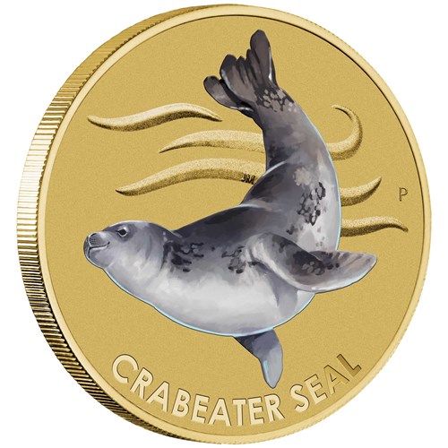 01 crabeater seal 2018 stamp and coin cover OnEdge