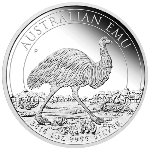 02 australian emu 2018 1oz silver proof StraightOn