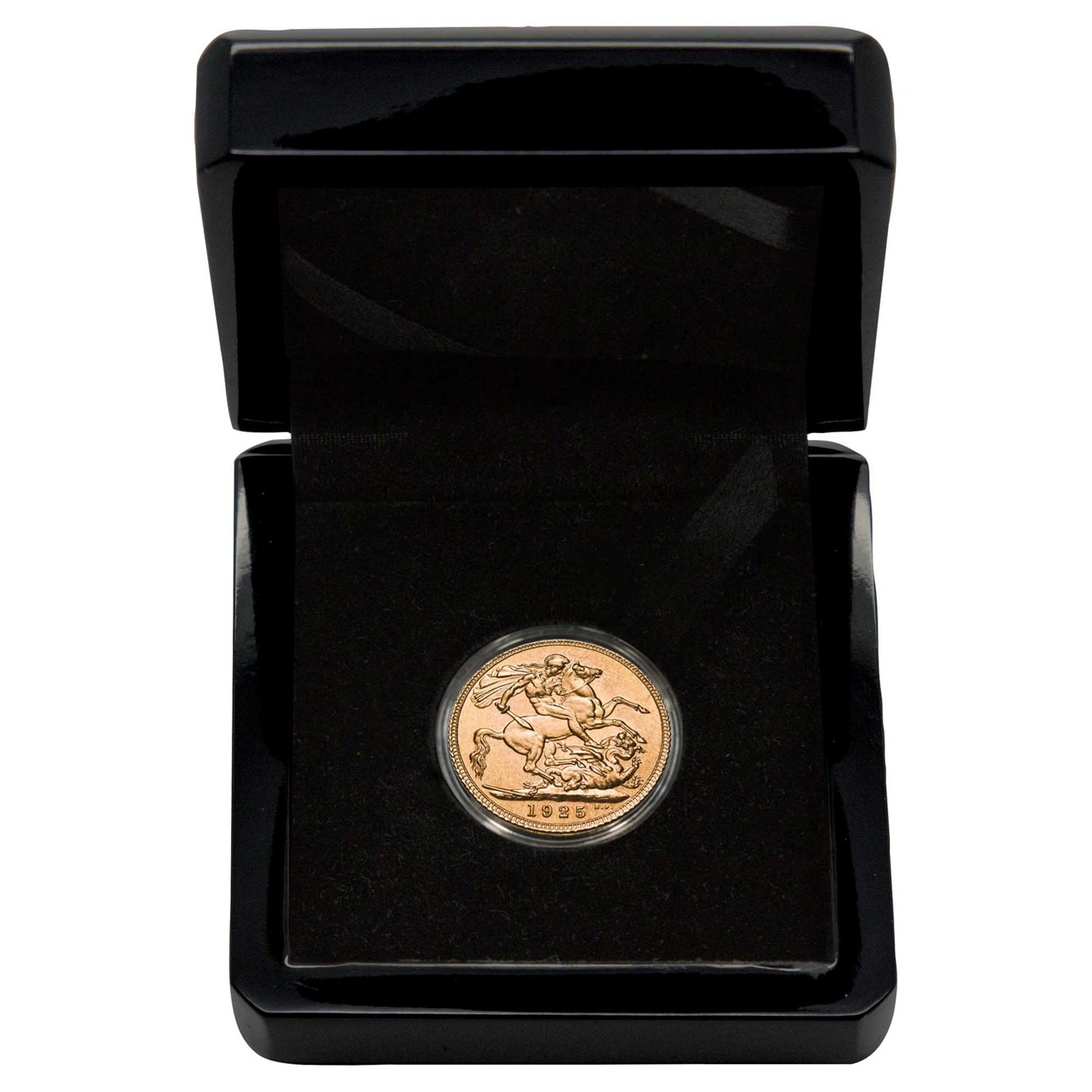 03 1925 king george v london mint sovereign 2018 gold InCase