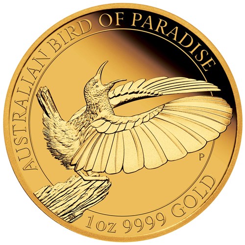 02 bird of paradise 2019 1oz gold proof StraightOn