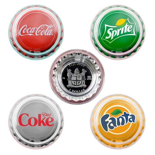 02 coca cola vending machine 4 coin set 2019 0