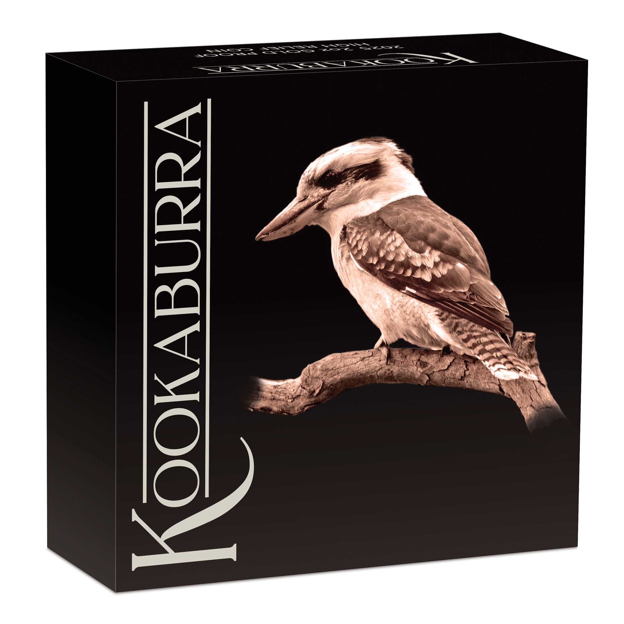 10 2025 Kookaburra 2oz Gold Proof HR Coin in shipper HighRes