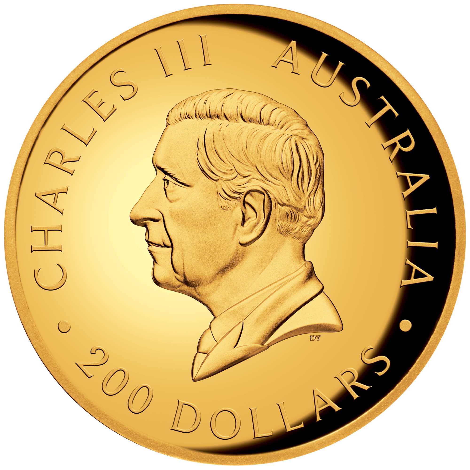 08 Australian Kangaroo 2025 2oz Gold Proof High Relief Coin Obverse HighRes