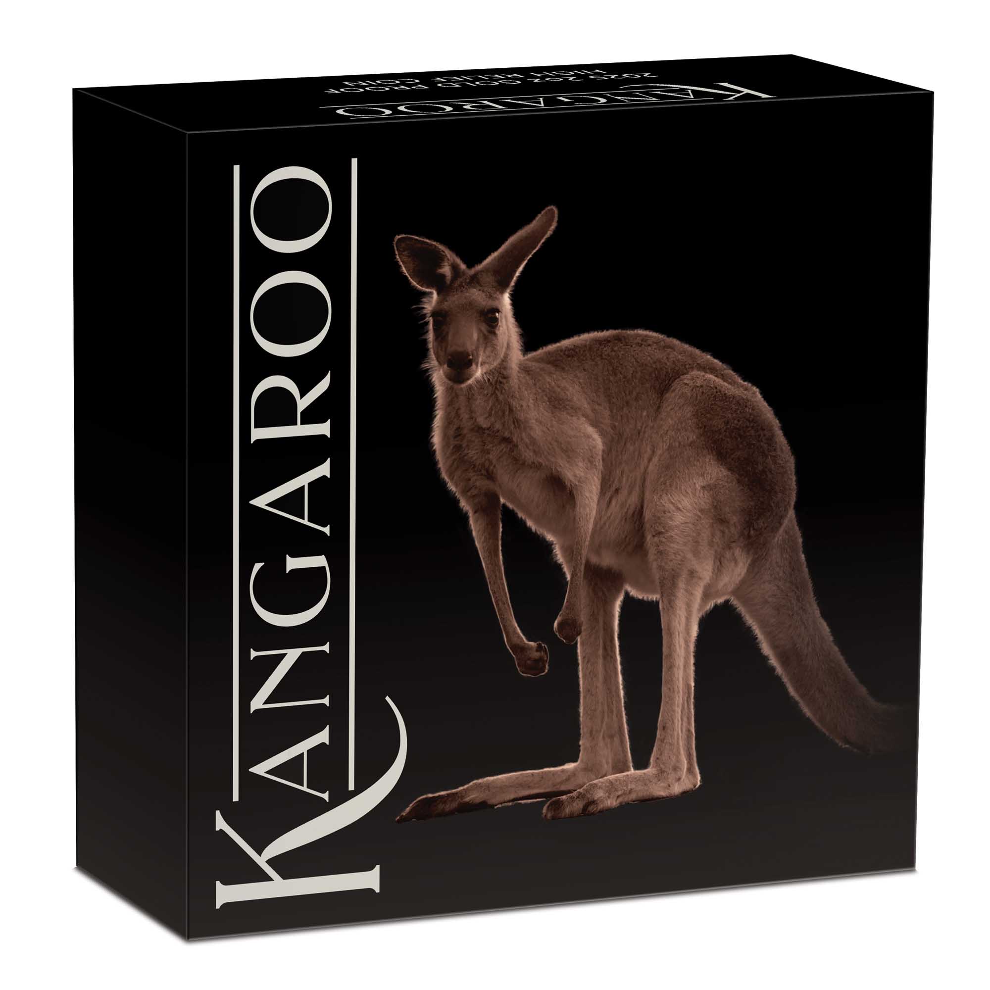 10 Australian Kangaroo 2025 2oz Gold Proof High Relief Coin in shipper HighRes