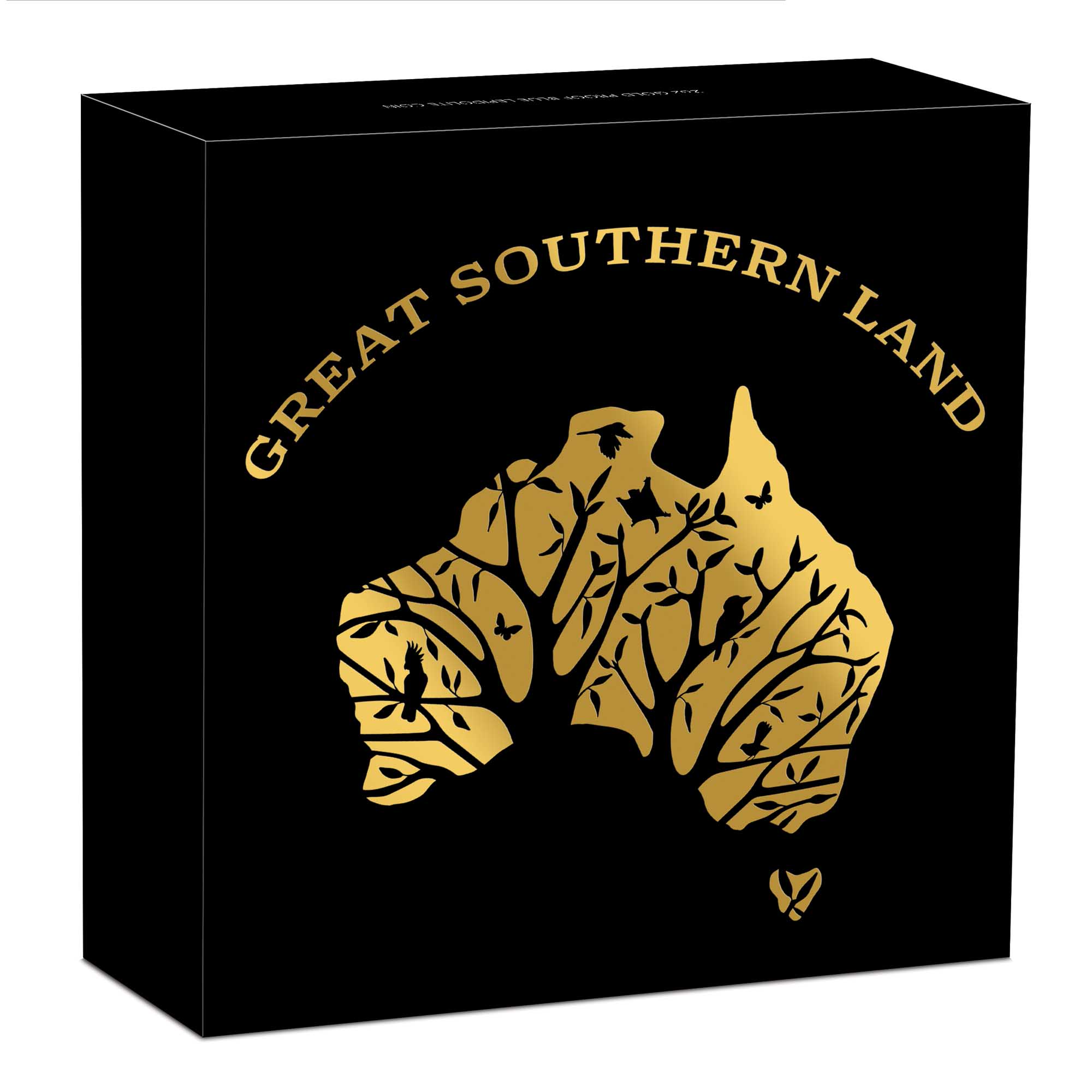 10 Great Southern Land 2025 2oz Gold Proof  Blue Lepidolite Coin In Shipper HighRes