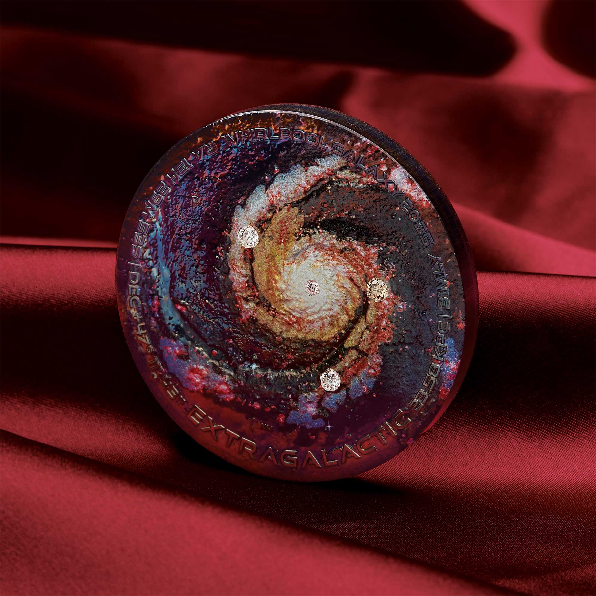 Extragalactic 2025 5oz Silver Patinaed Coloured Coin