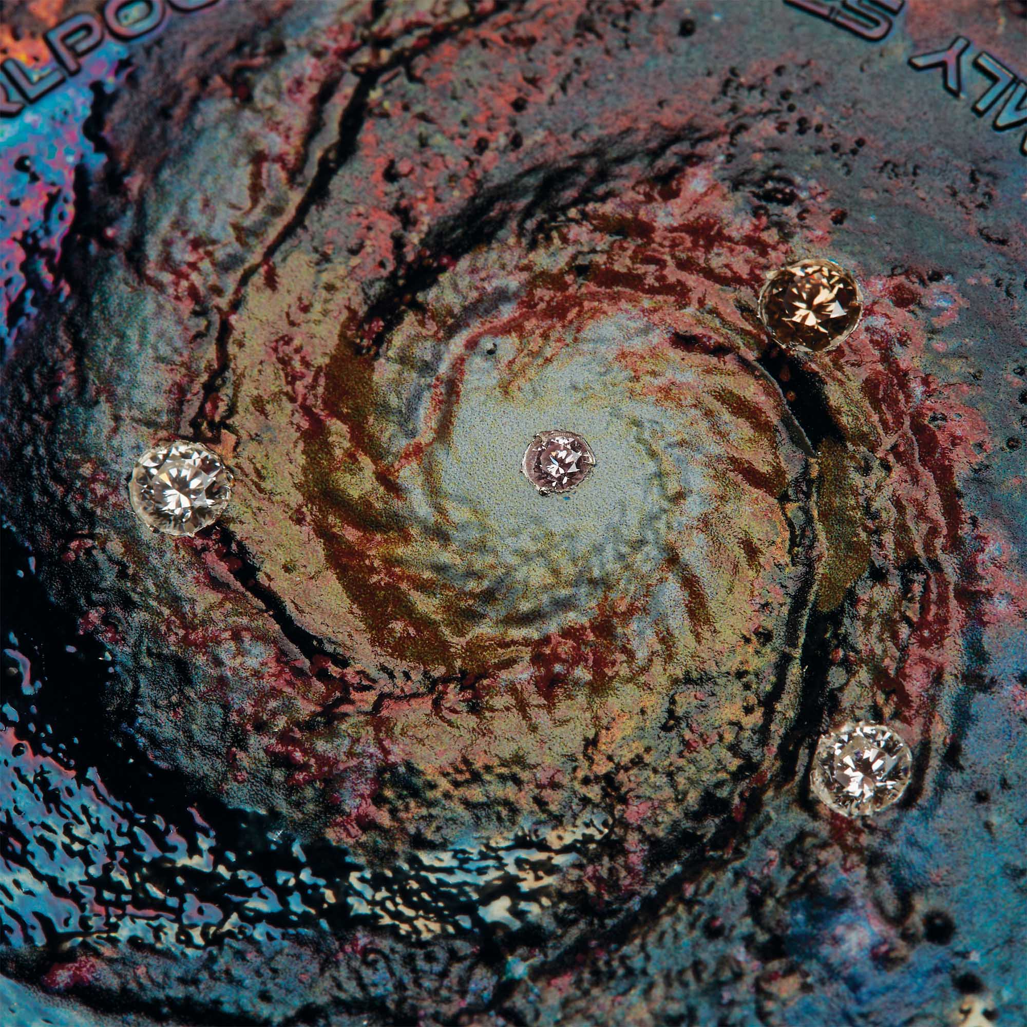 09 Extragalactic 2025 5oz Silver Patina Coloured Coin Macro HighRes