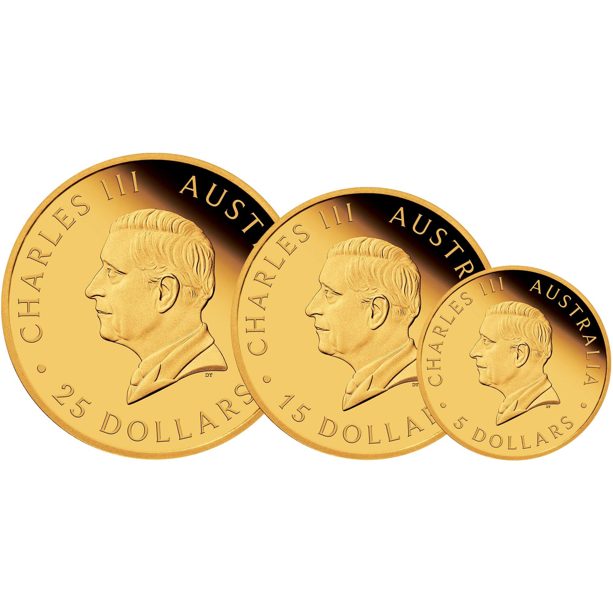 03 Australian Sovereign 2025 Gold Proof Coin Obverses HighRes