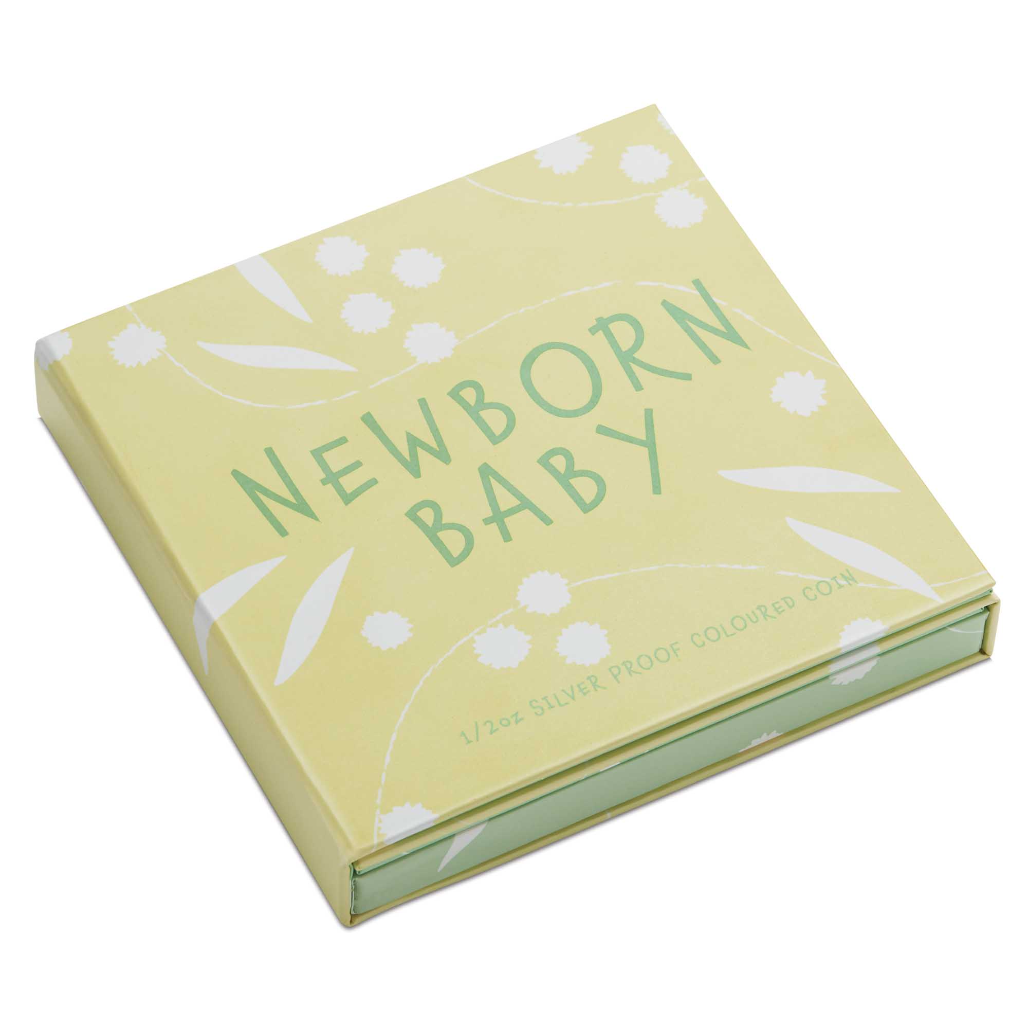 05 2025 Newborn 1 2oz Silver Proof Coloured Coin in Card Closed HighRes