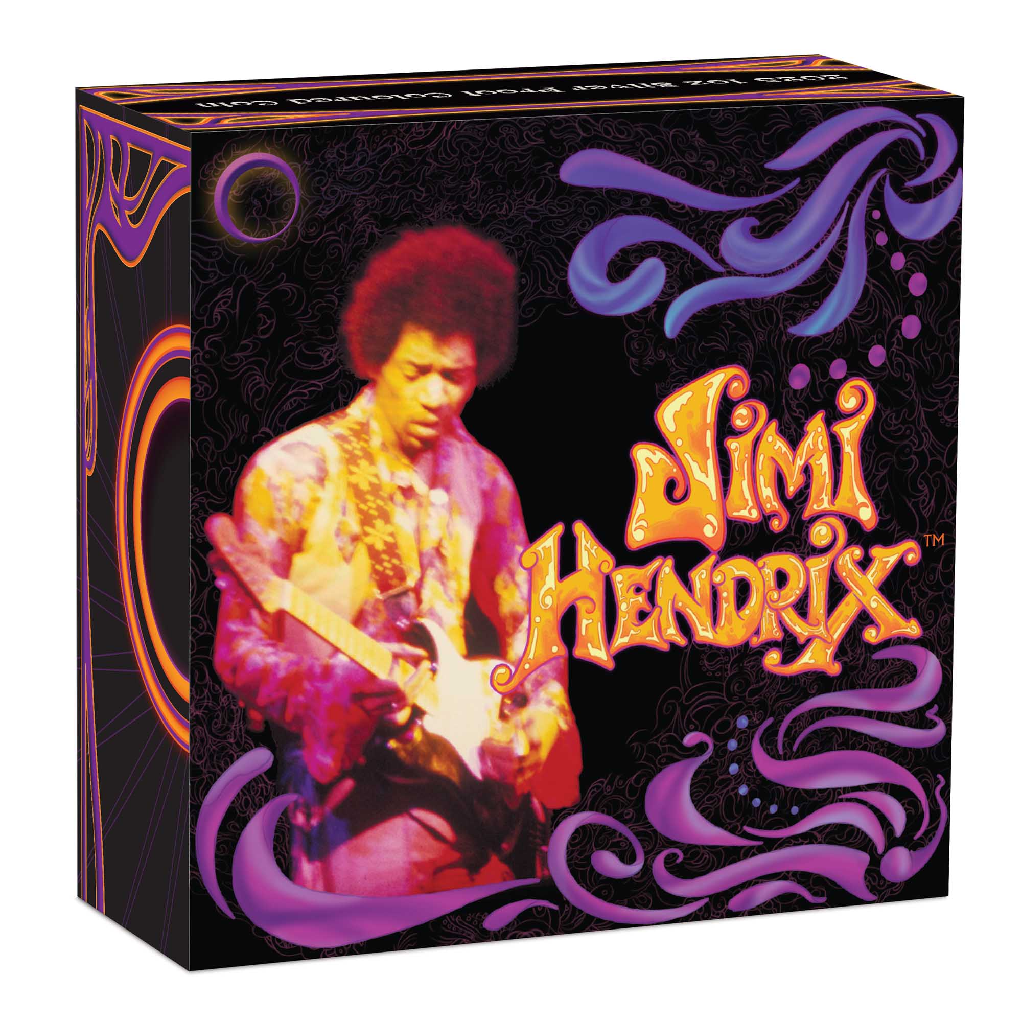 Jimi Hendrix ジミヘン Jimi Hendrix 2025 1oz Silver Proof Coloured Coin