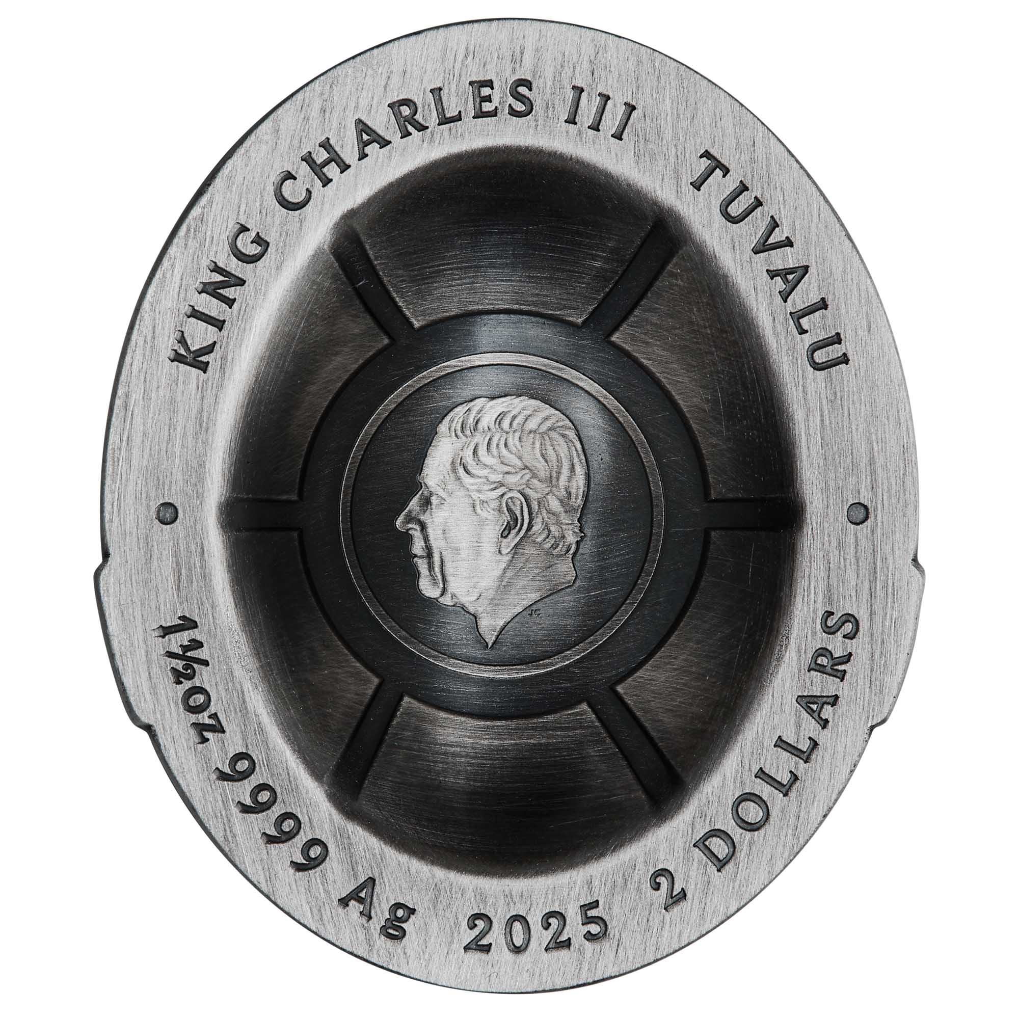 Domed shell 2025 1.5oz silver coin