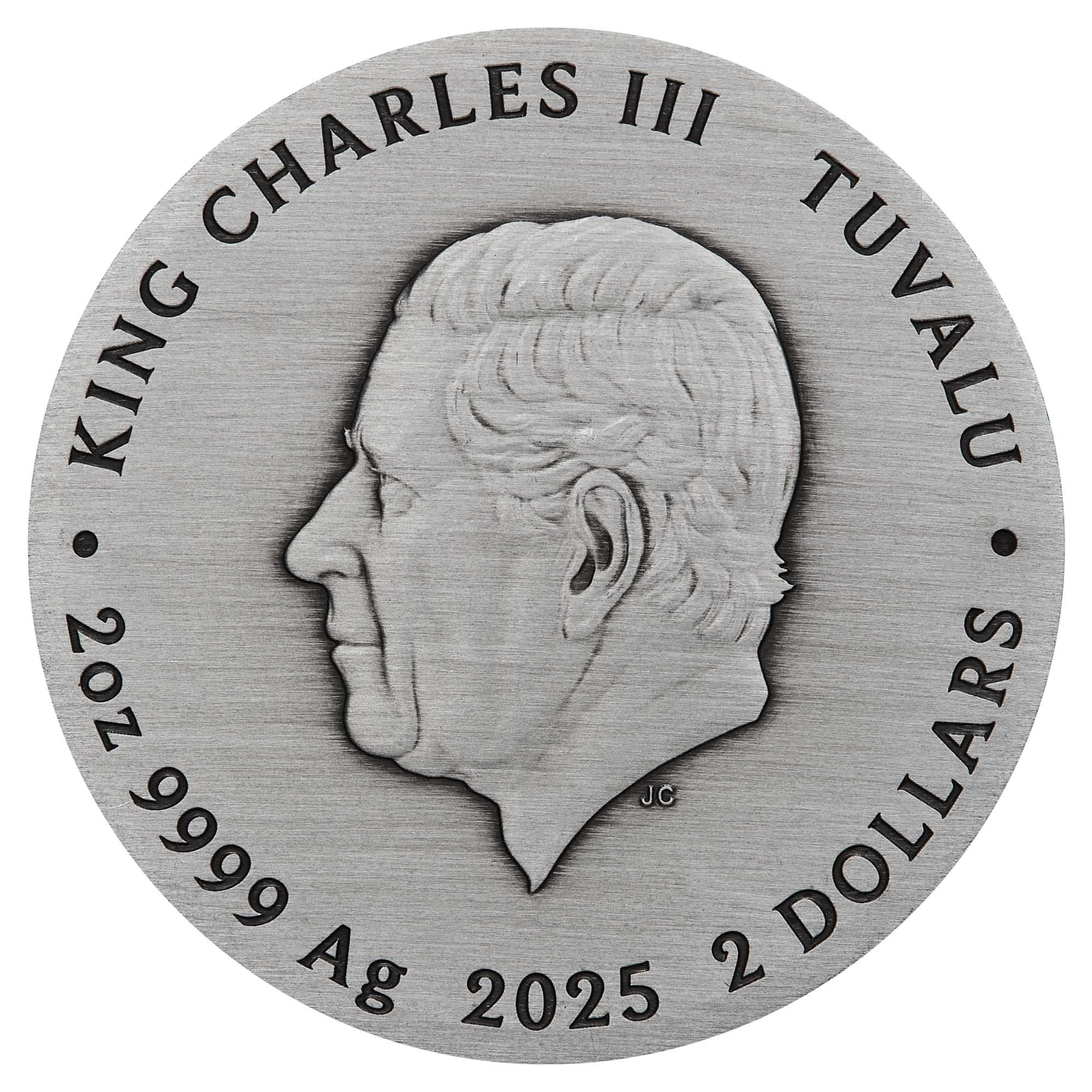 03 Fate The Moirai 2025 2oz Silver Antiqued High Relief Coin obverse HighRes