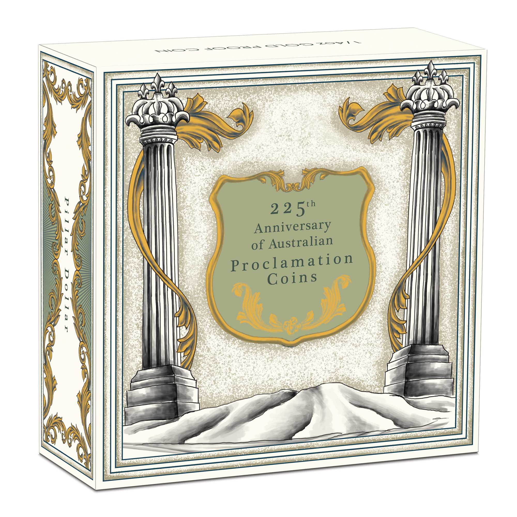 13 2025 225th Anniversary Australian Proclamation Coins 1 4oz Gold Proof Coin in shipper HighRes