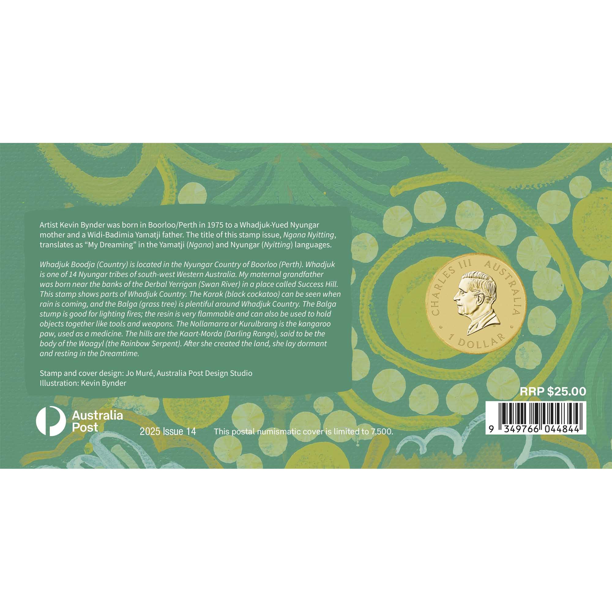 5 25V93AAD Ngana Nyitting Mothers Country 2025 PNC InCardBack