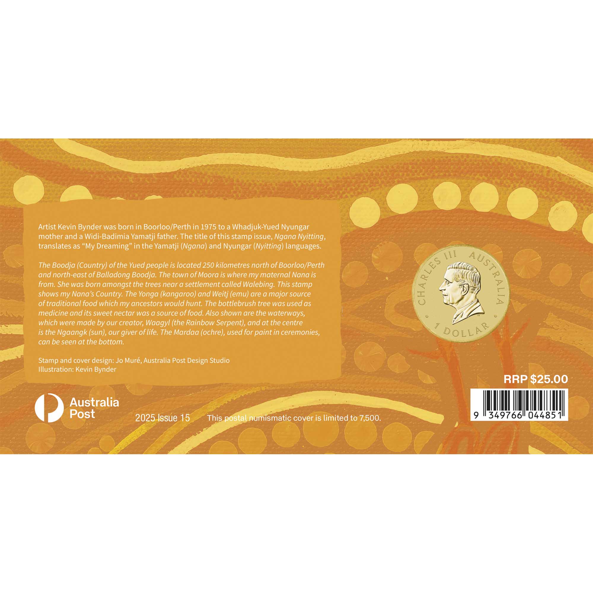 5 25V93BAD Ngana Nyitting Fathers Country 2025 PNC InCardBack