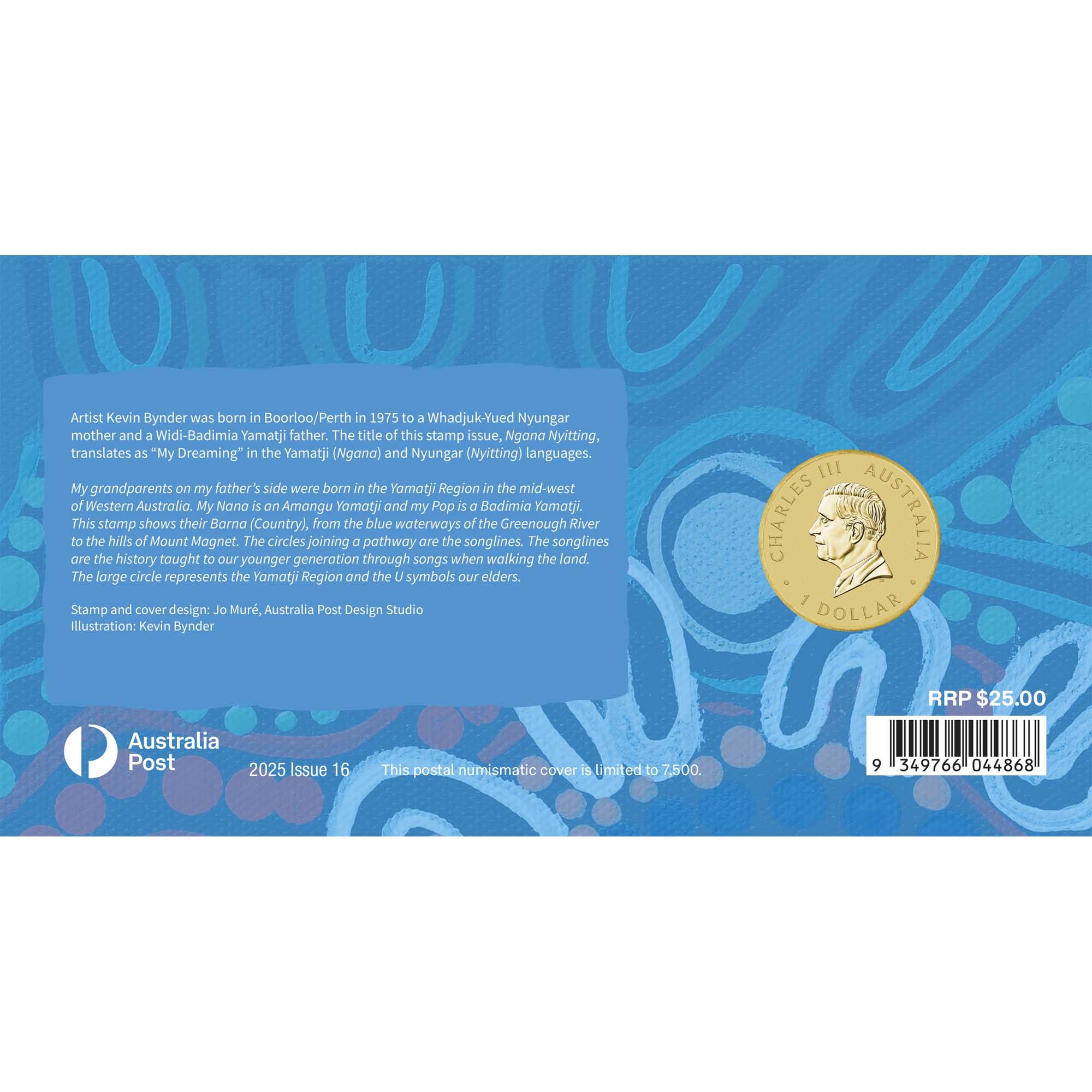 5 25V93CAD Ngana Nyitting Our Country 2025 PNC InCardBack