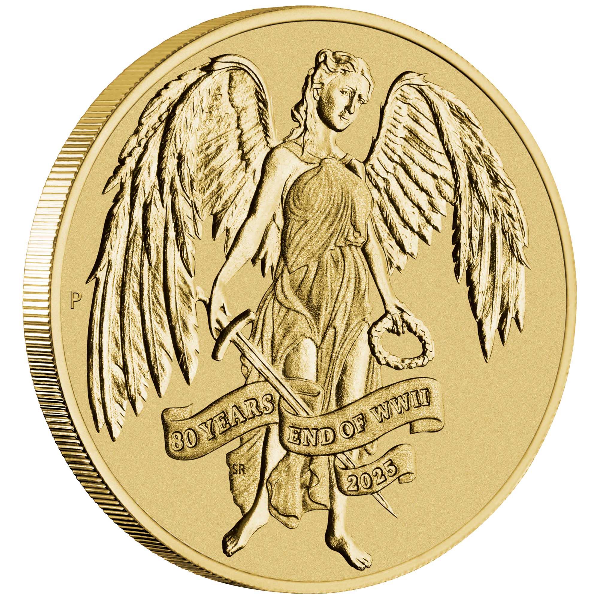 2 25W36AAD 80th Anni End of WWII Winged Victory 2025 PNC RevOnEdge