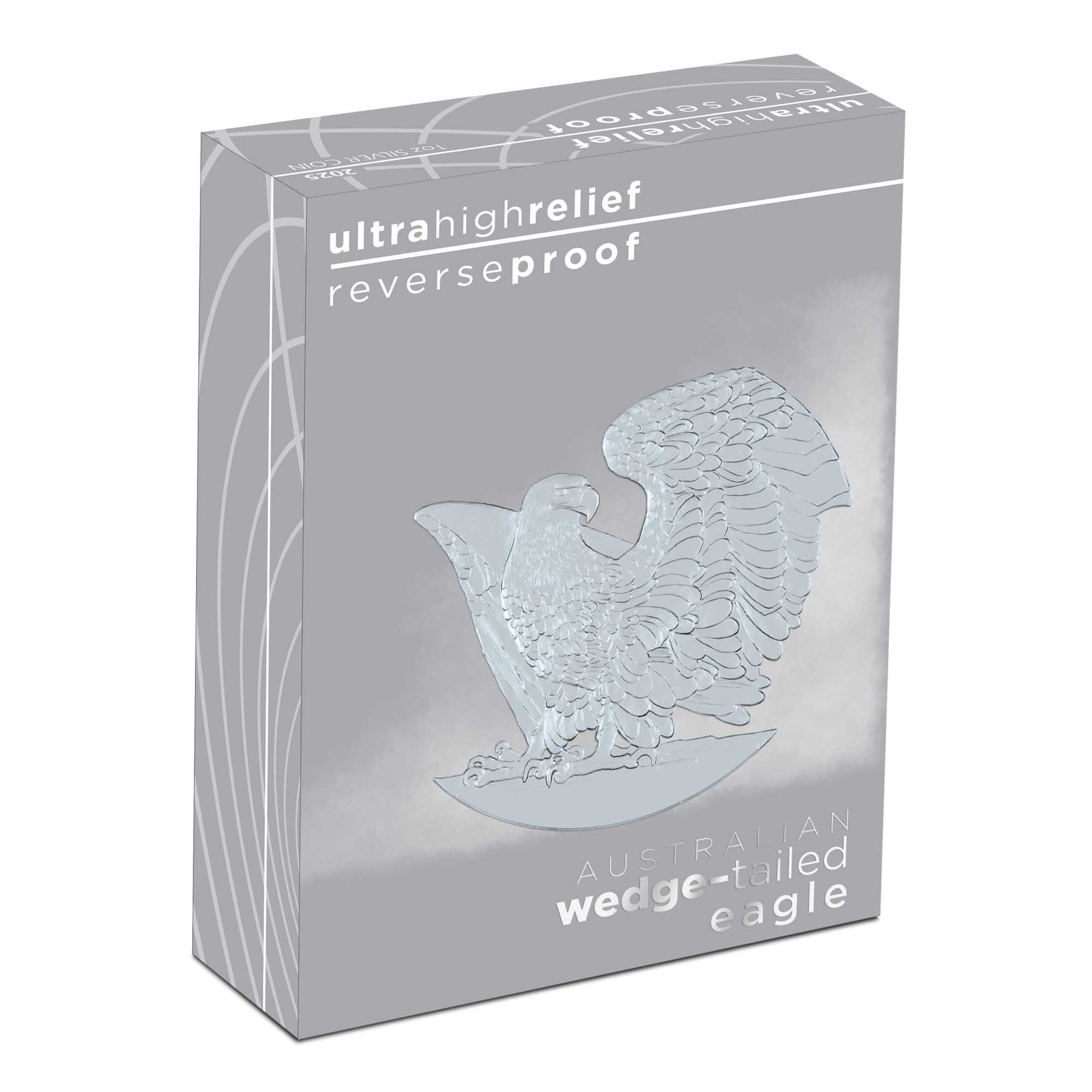 05 Wedge Tailed Eagle 2025 1oz Silver Enhanced Reverse Proof Ultra HR Coin  in shipper HighRes