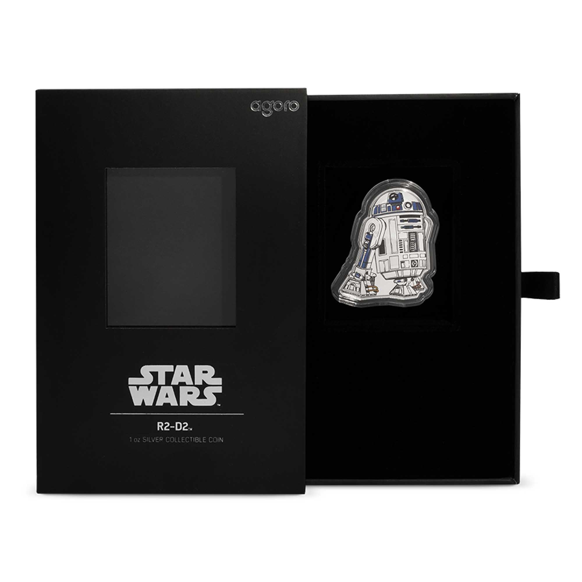 4 25Y11AAA Star Wars R2D2 2025 1oz Silver Proof Coloured Coin InCase