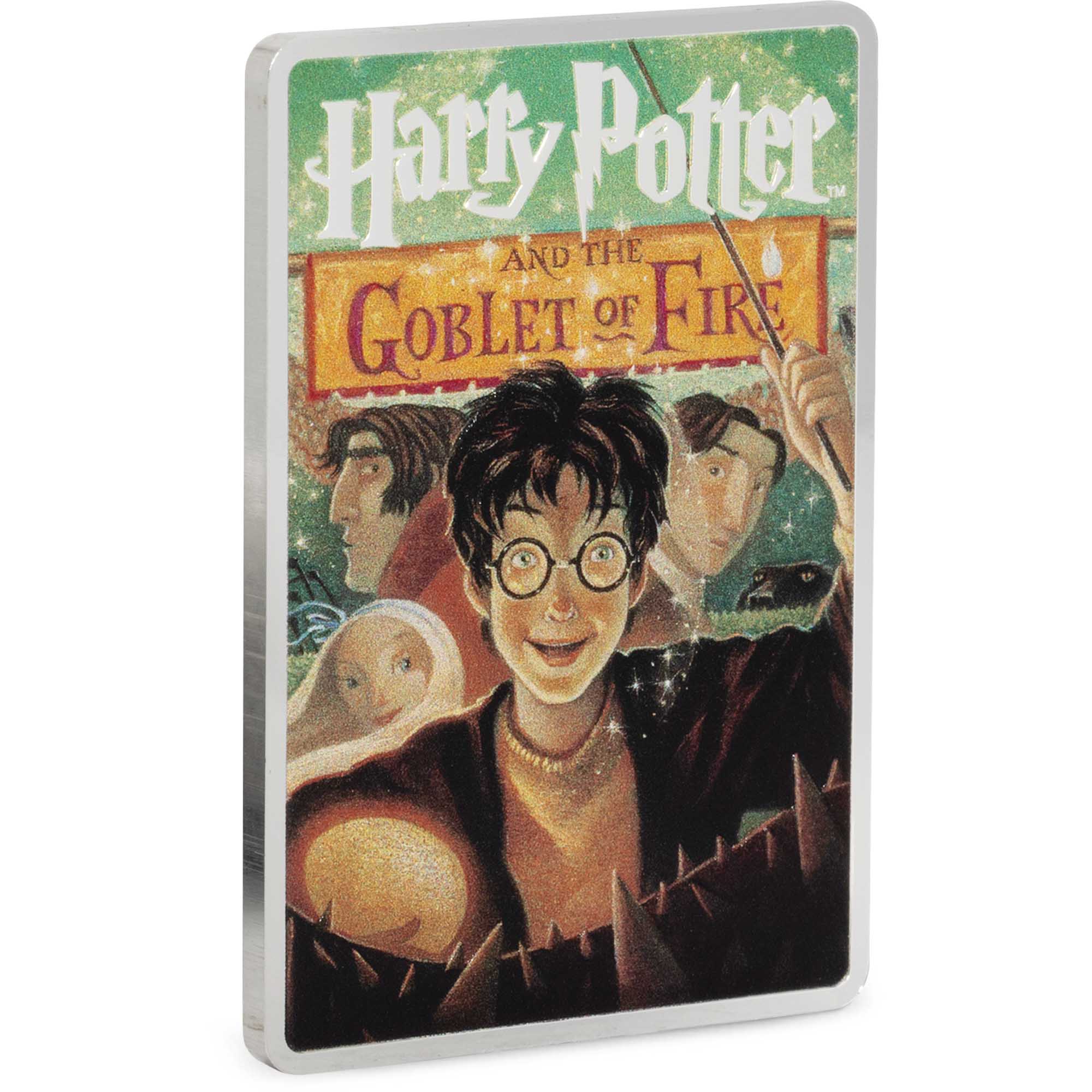 1 25Y23AAA Harry Potter Goblet of Fire 2025 2oz Silver Proof Coloured Coin RevOnEdge