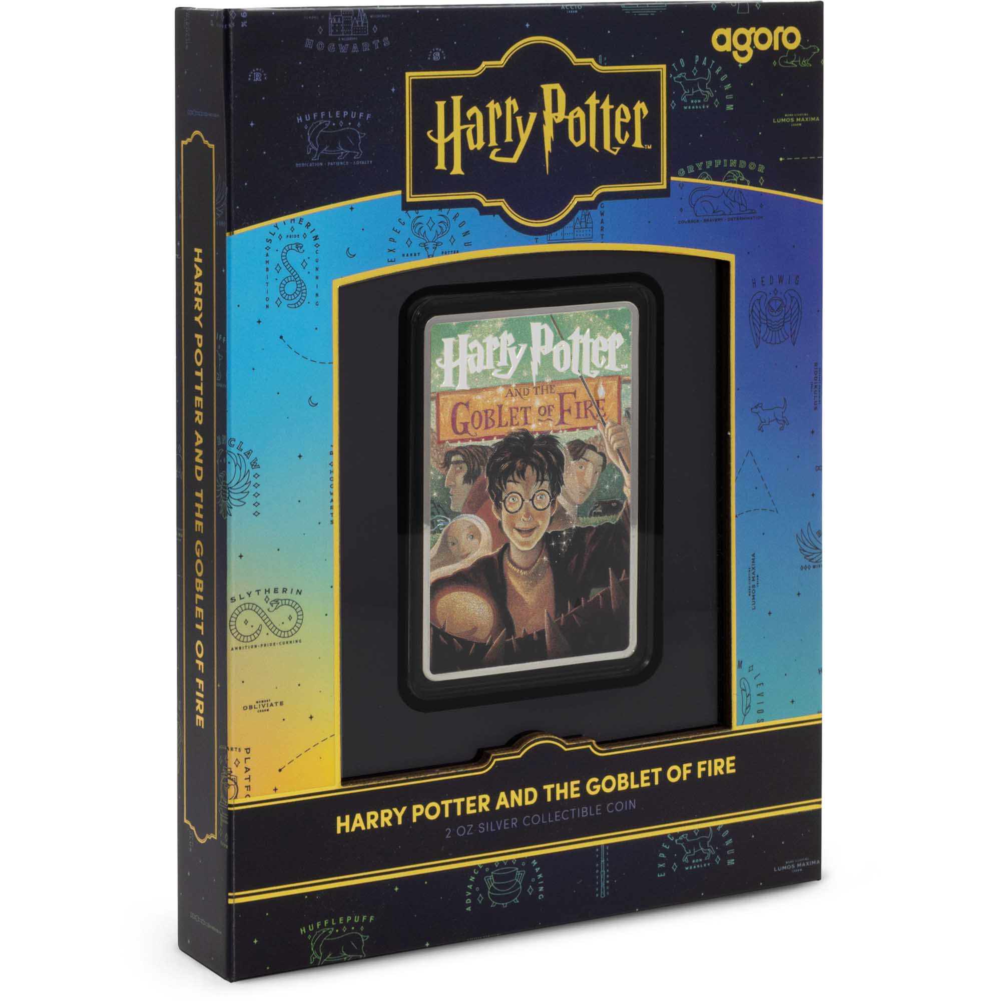4 25Y23AAA Harry Potter Goblet of Fire 2025 2oz Silver Proof Coloured Coin InCase
