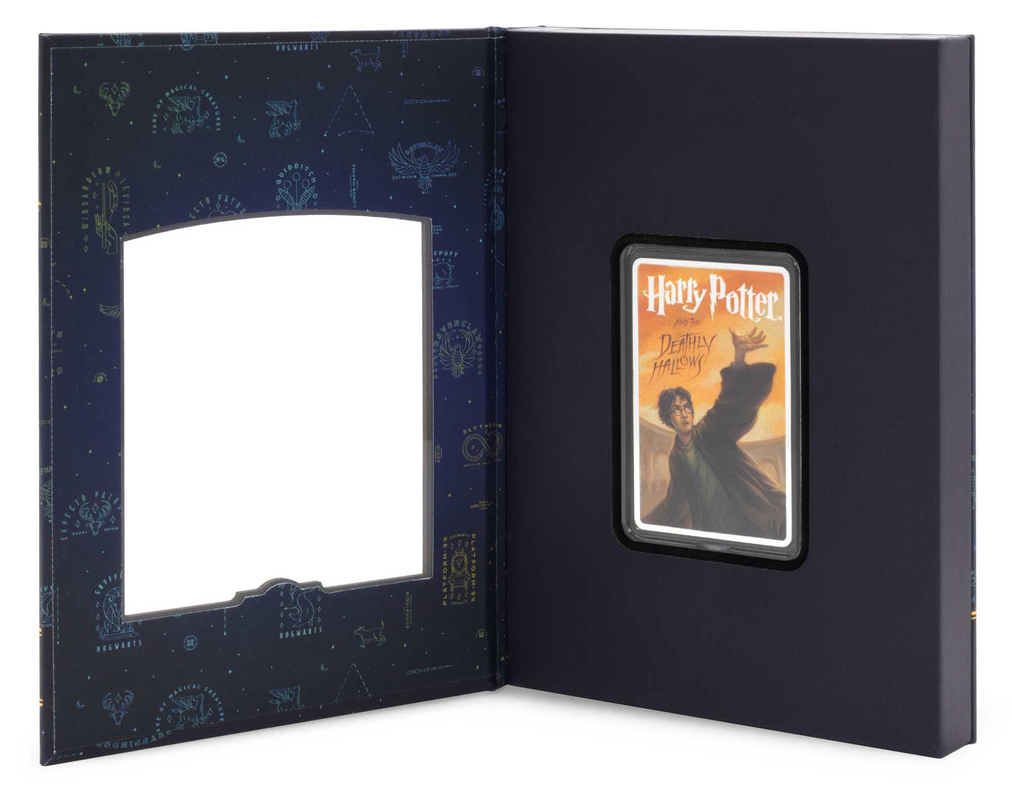 6 25Z04FAA HP Deathly Hallows 2025 2oz Silver Proof Coloured Coin InCaseOpen Cropped