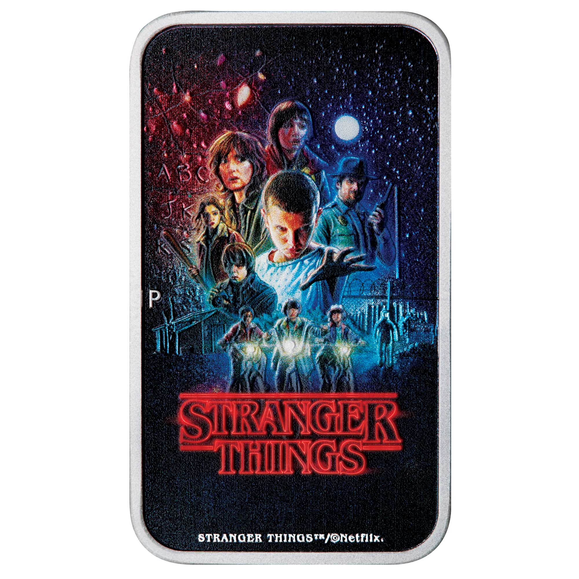 Stranger Things S1 2026 1oz silver rectangular coin